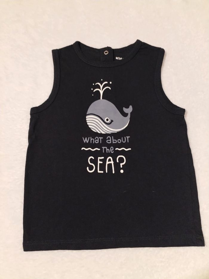 Débardeur baleine Kiabi 24 mois
