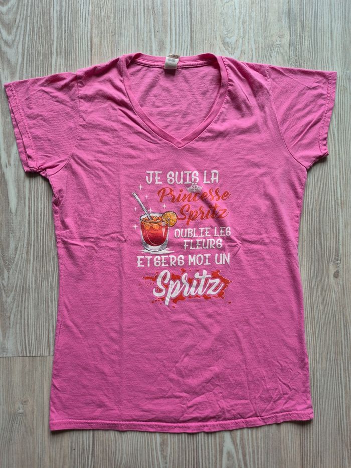 Très beau Tee-shirt "Spritz"  rose