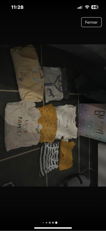 Vêtements bébé 1 mois