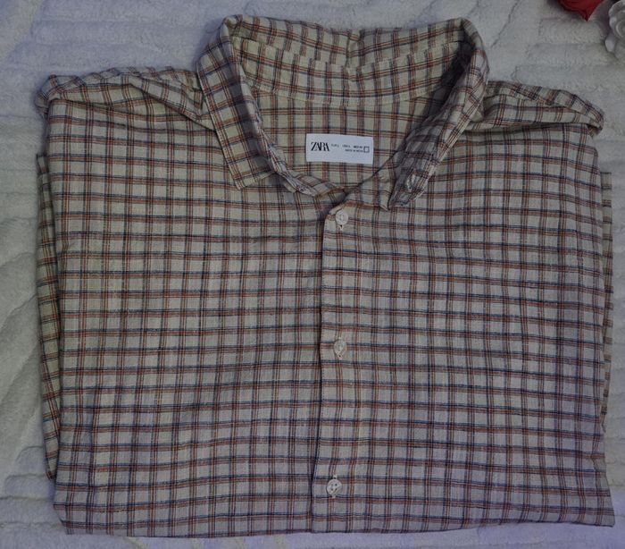 Chemise structuré a Carreaux Zara 🌸