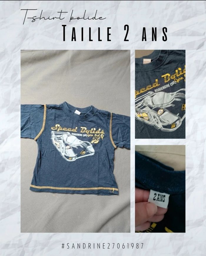 T-shirt bleu marine