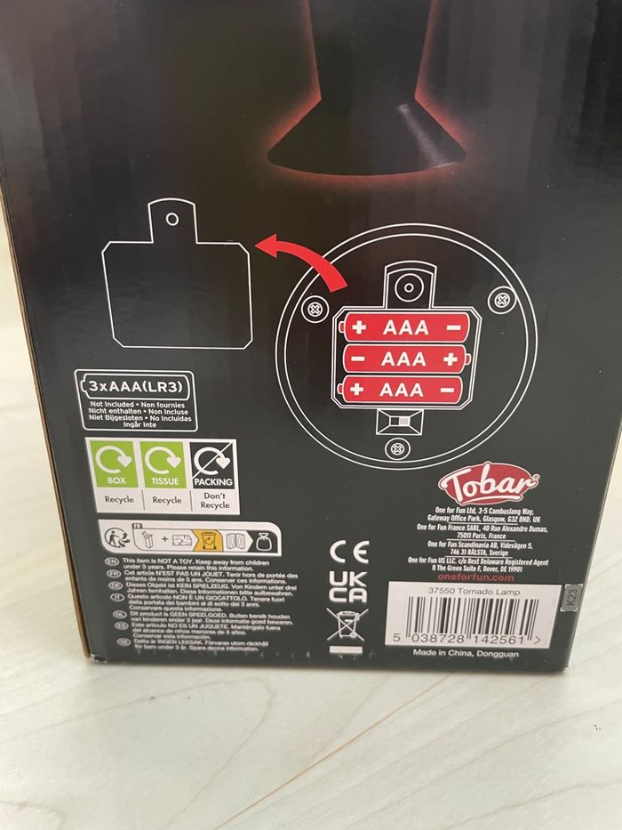 Lampe tornade qui change de couleur - photo numéro 8