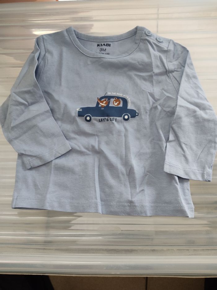 T-shirt manche longue 3 mois
