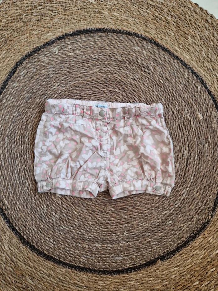 Joli short Verbaudet motifs papillons taille 36 mois