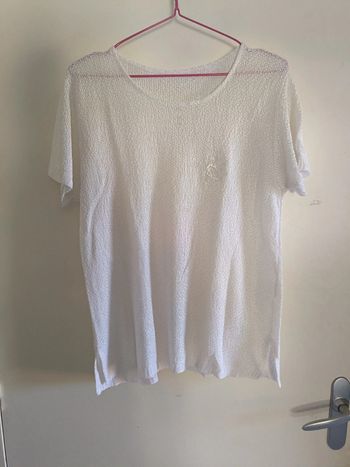 T-shirt manches courtes blanc