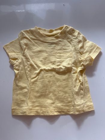 T-shirt jaune kiabi