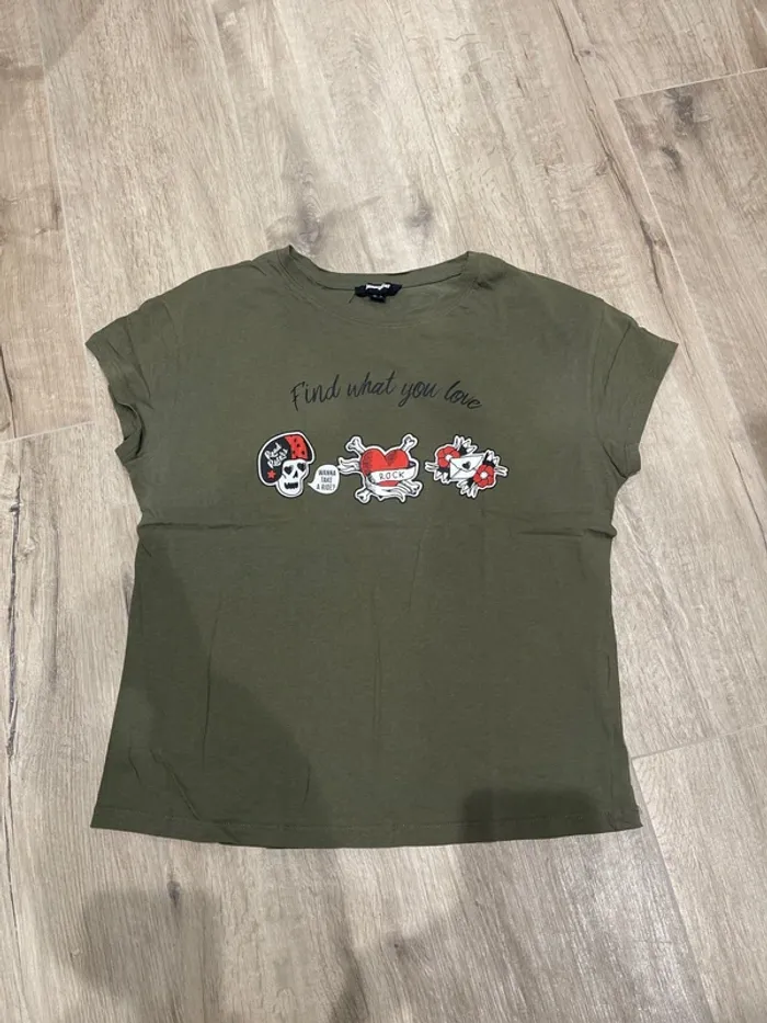 T-shirt  vert kaki