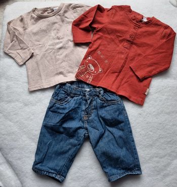 Superbe ensemble 3 pièces garçon 3 mois
