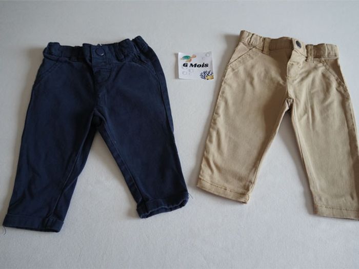 Lot 6 mois : 7 Pantalons + 1 Haut - photo numéro 4