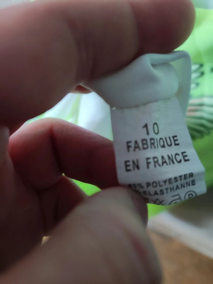 Petite robe licorne jaune fluo - photo numéro 4