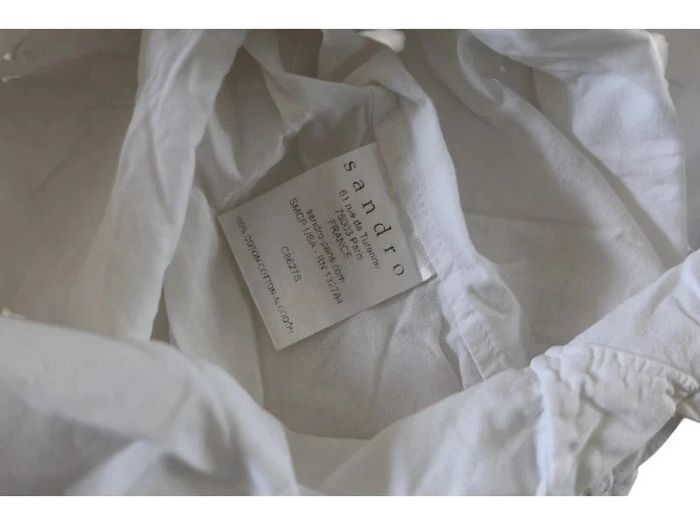 C60 chemise blanche Sandro XS - photo numéro 6