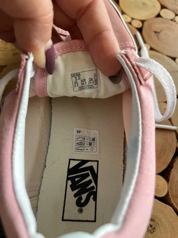 Vans rose taille 34 - photo numéro 5