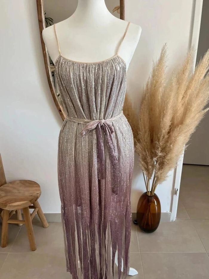 Robe argenté et Lila Sundress - photo numéro 2