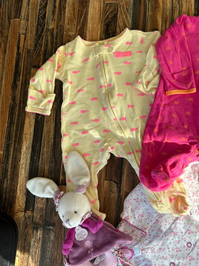 Lot pyjamas légers naissance fille - photo numéro 2