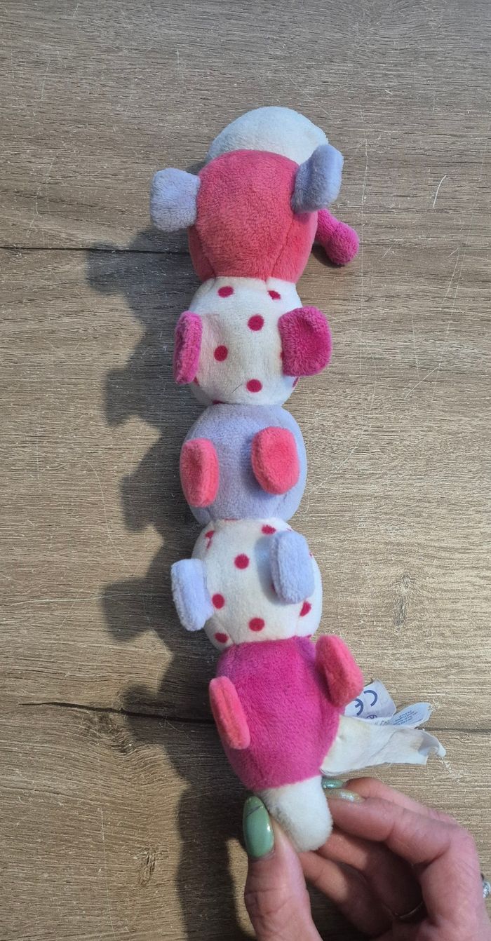 Peluche hochet chenille - photo numéro 5