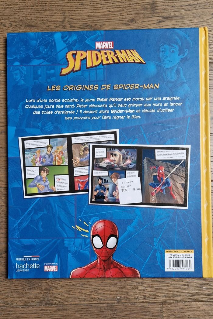 Livre les aventures de Spider-Man : les origines de Spider-Man - photo numéro 2