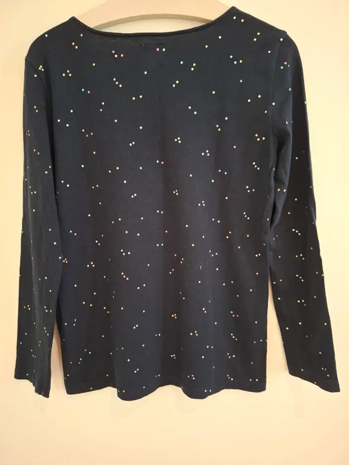Tee-shirt Coton Des Petits Hauts- Modèle Ficus - Pois Multicolores - T XS 🌟 - photo numéro 4