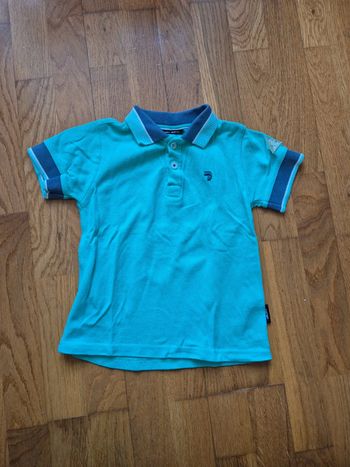 J&joy polo turquoise taille 4 ans