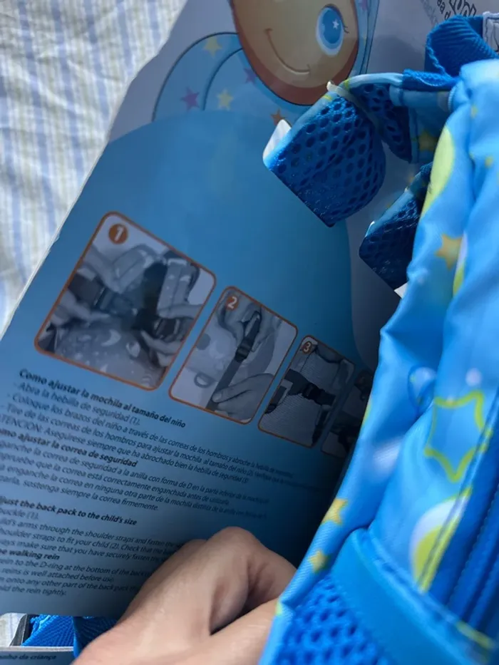 ac à dos enfant avec harnais – de 1 à 4 ans – NEUF - photo numéro 13