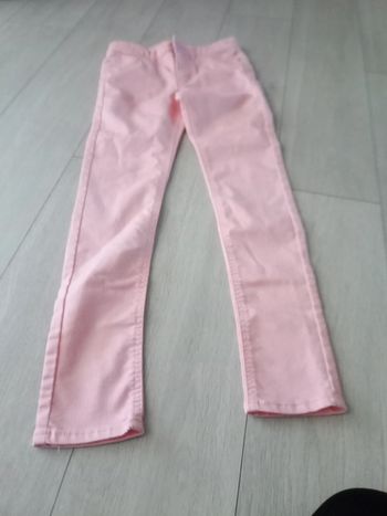jeans rose fille enfant