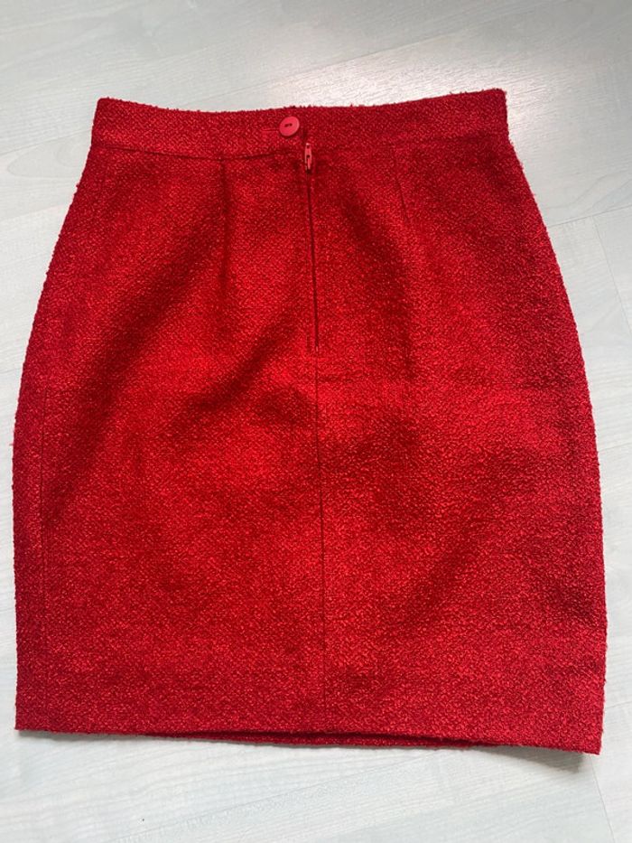 Tailleur Jupe rouge Ralph luigi taille 40 - photo numéro 7