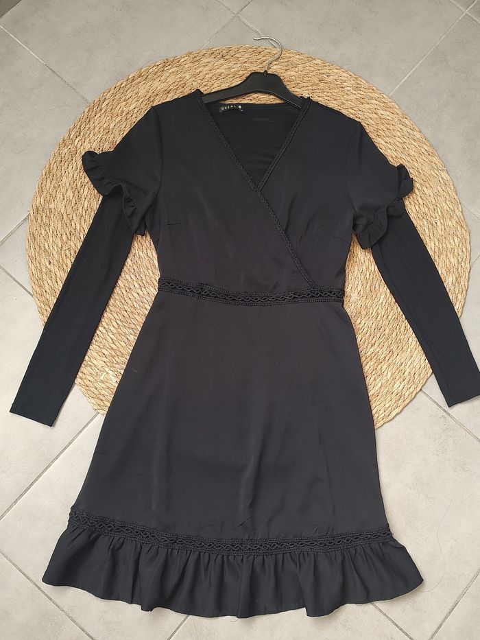 Jolie ensemble robe + haut résille taille S