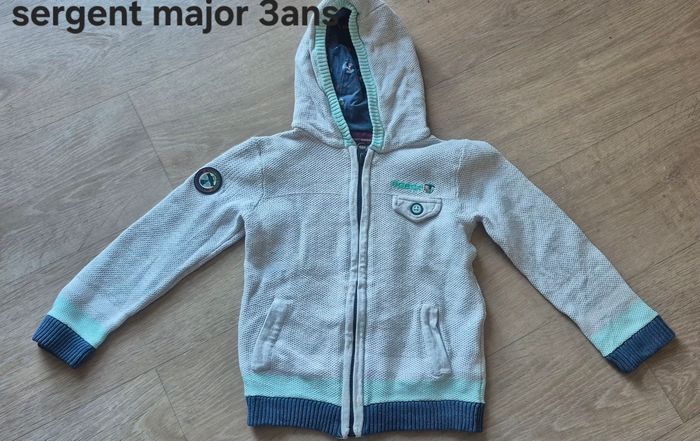 Gilet zippé sergent major