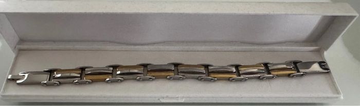 Bracelet acier homme neuf - photo numéro 2