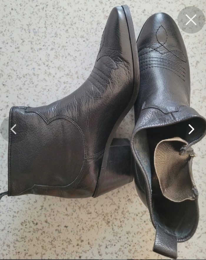 Boots Zara 40 cuir
