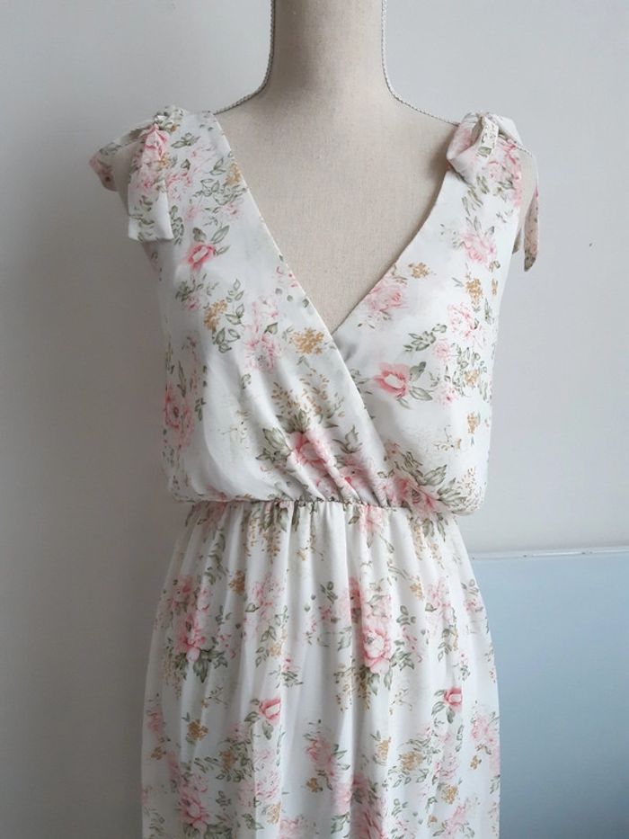 Robe longue fleurs Papillonne T40 - photo numéro 2