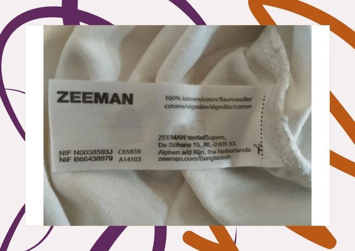 🧢T-shirts - MC - 11-12 ans - Zeeman 🧢 - photo numéro 4