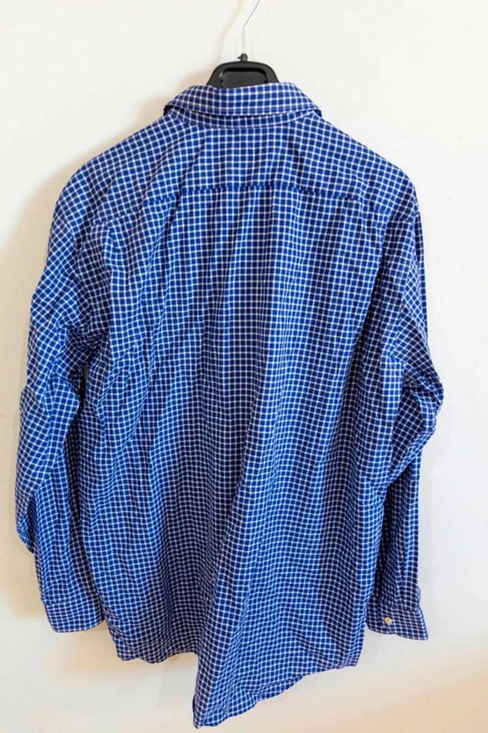 C50 chemise carreaux marine Lacoste 42 - photo numéro 2