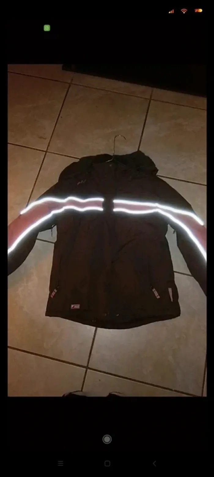 Blouson de ski fille réfléchissant 14 ans Stuf