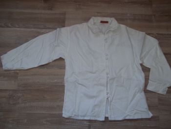 Chemisier côtelé blanc DPAM(1) 6 ans