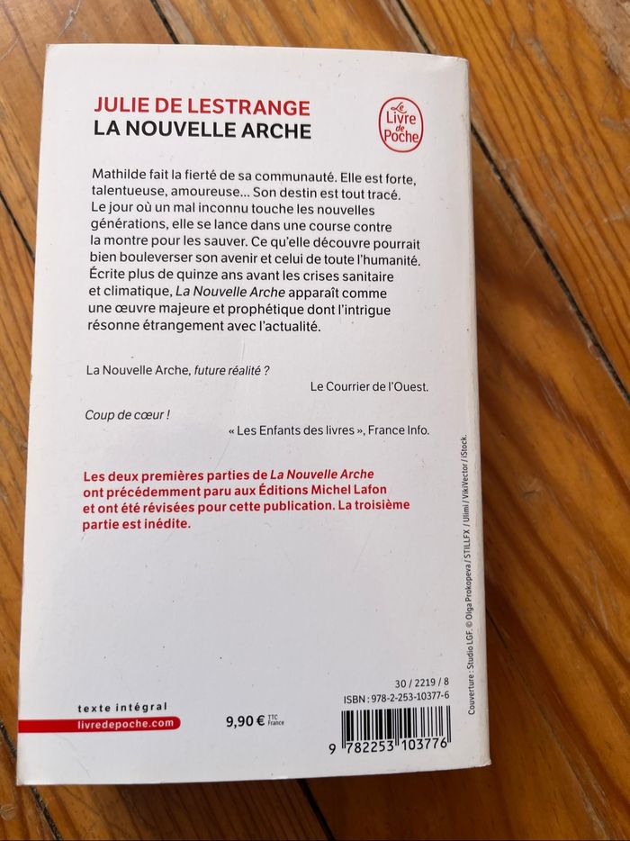Livre « La nouvelle arche » de Julie de Lestrange - photo numéro 2