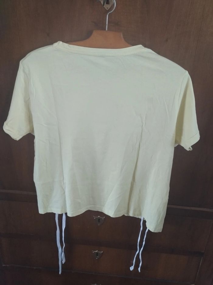 ⭐ T-shirt - MC - jaune - Taille 38 - Chose promise ⭐ - photo numéro 3