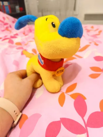 Peluche chien Banania