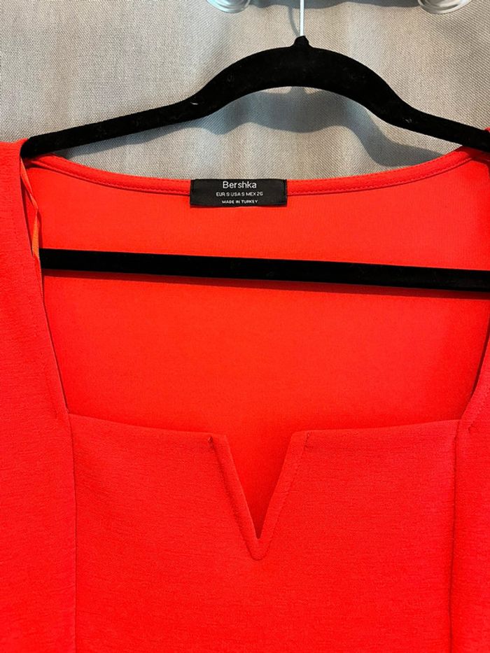 combi short tailleur rouge taille S - photo numéro 3