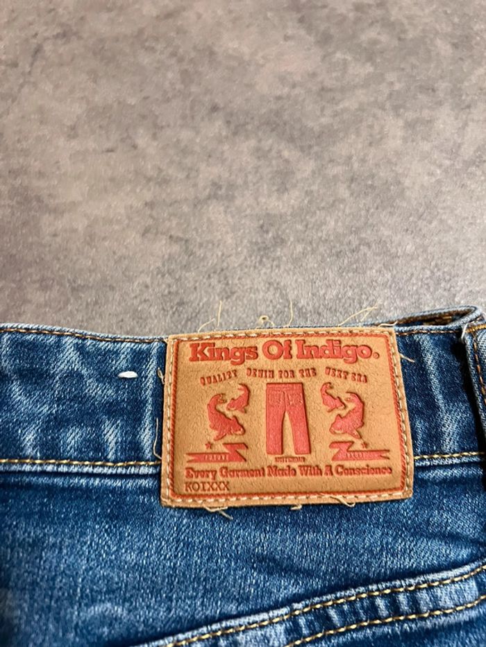 Jean Kings Of Indogo High rise slim w27 l30 // jean kings of indogo yama bleu - photo numéro 4