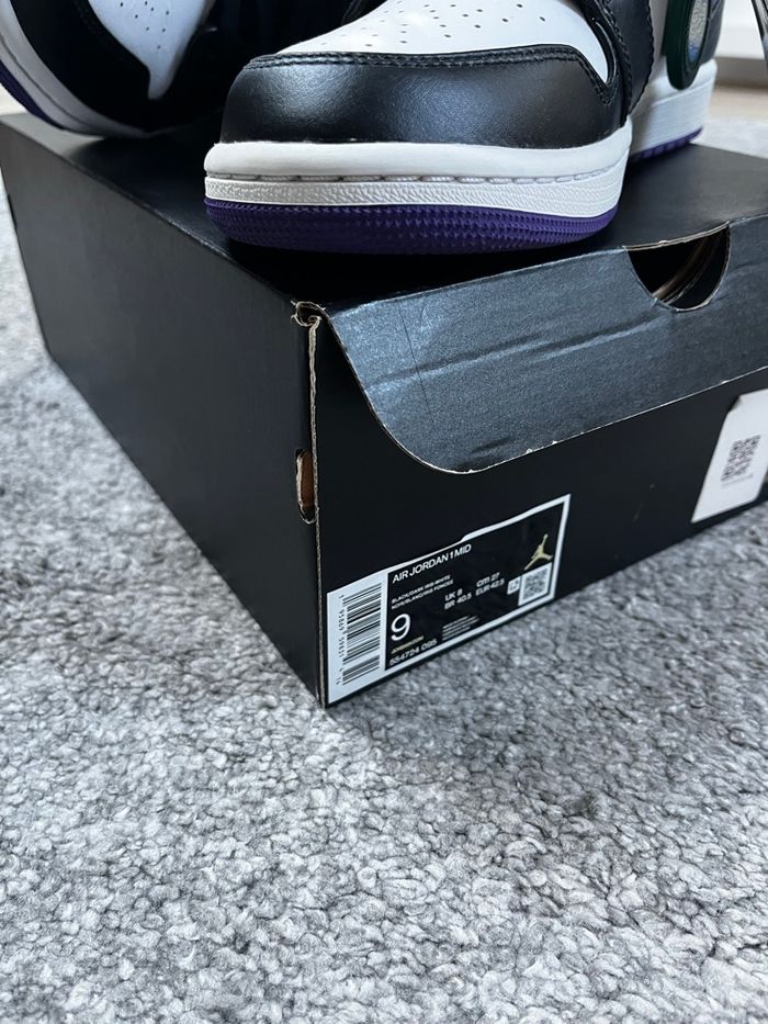 Jordan 1 Mid dark iris - photo numéro 5