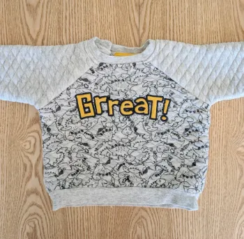 Petit sweat bébé molletonné