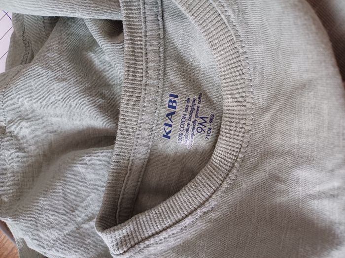 5 tee shirts manches longues pour garçons Taille 9 mois - photo numéro 7