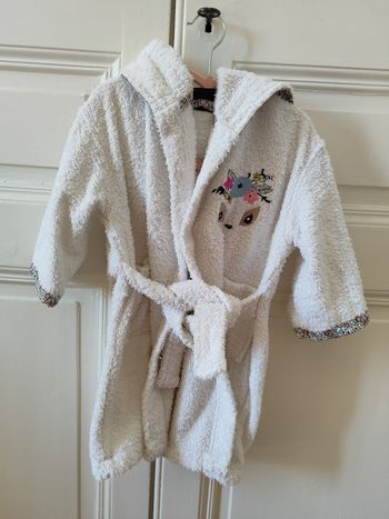 Peignoir motifs liberty 2 ans Carré Blanc