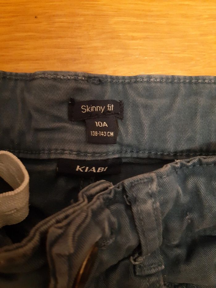 Pantalon skinny fit garçon taille 10 ans - photo numéro 3