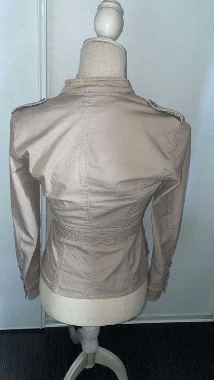 Veste de style militaire saharienne Akac Ecou - XS - Beige - photo numéro 3
