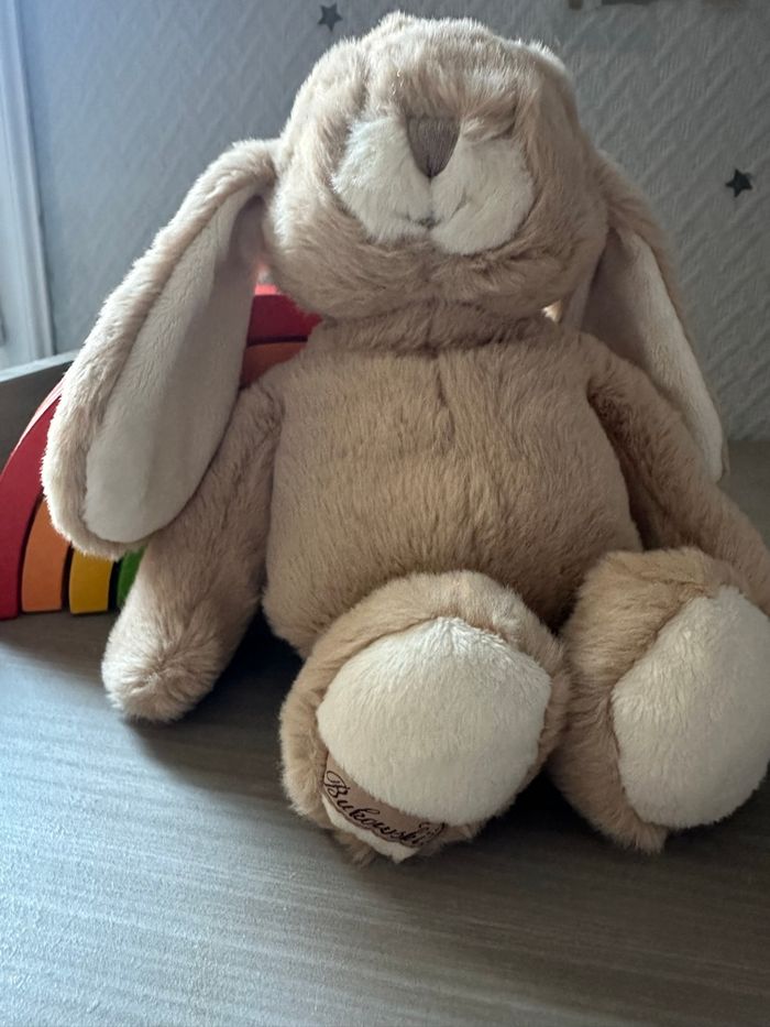 Doudou peluche lapin beige Bukowski neuf