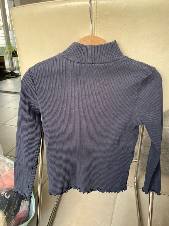 Teeshirt col montant manches longues 5 ans - photo numéro 2
