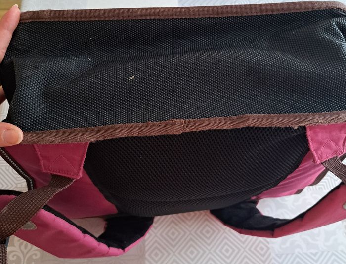 Cartable à motif fleuris très bon état - photo numéro 10