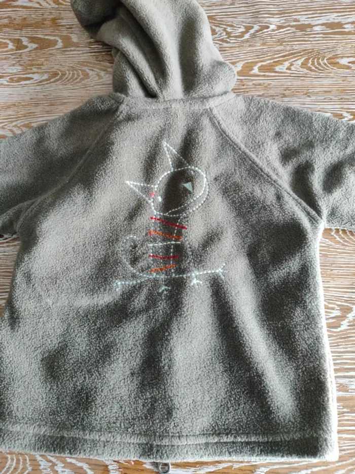 🍁 petit manteau polaire 18 mois 🍁 - photo numéro 6