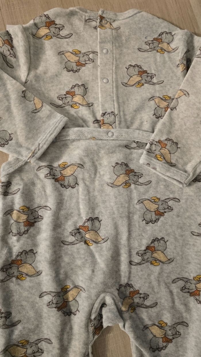 Neuf (non porté)🏷 💙🤩 superbe pyjama" dumbo " disney  18 mois garçon 💙🤩 - photo numéro 5